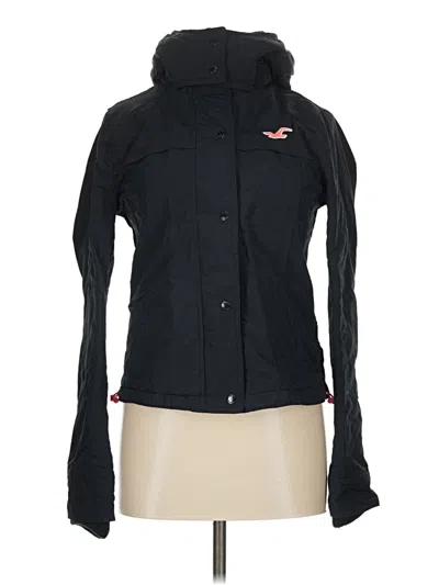 Pre-owned Hollister Jacket In Black