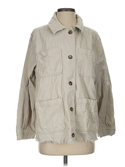 Pre-owned Hollister Jacket In Brown