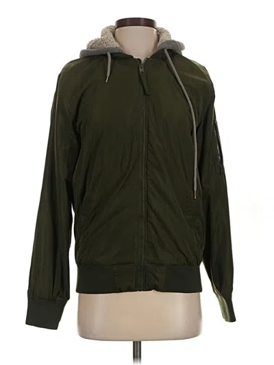 Pre-owned Hollister Jacket In Green