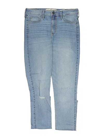 Pre-owned Hollister Jeans In Blue