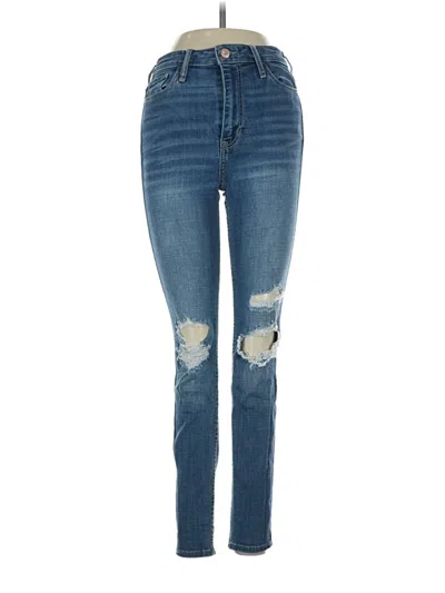 Pre-owned Hollister Jeans In Blue