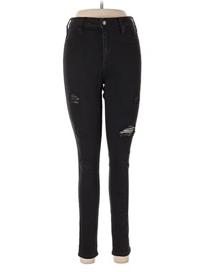 Pre-owned Hollister Jeggings In Black