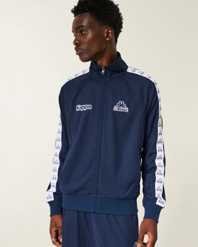 Hollister + Kappa Zip-up Jacket In Blue