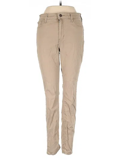 Pre-owned Hollister Khaki Pant In Brown