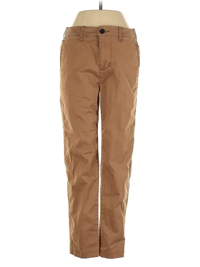 Pre-owned Hollister Khaki Pant In Brown
