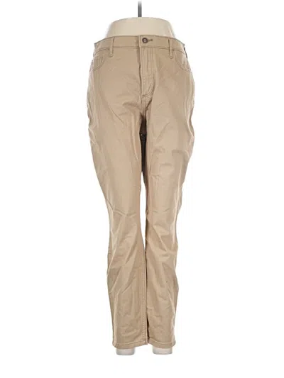 Pre-owned Hollister Khaki Pant In Tan