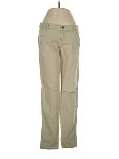 Pre-owned Hollister Khaki Pant In Tan