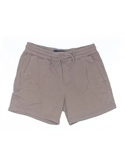 Pre-owned Hollister Khaki Shorts In Brown