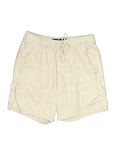 Pre-owned Hollister Khaki Shorts In Brown
