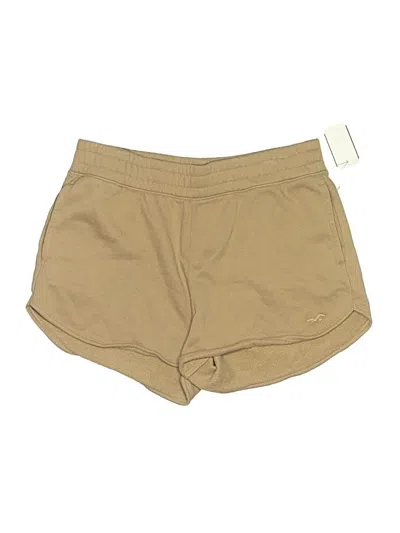 Pre-owned Hollister Khaki Shorts In Tan