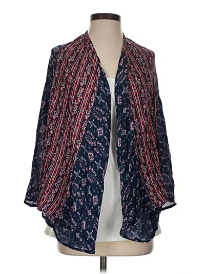 Pre-owned Hollister Kimono In Blue