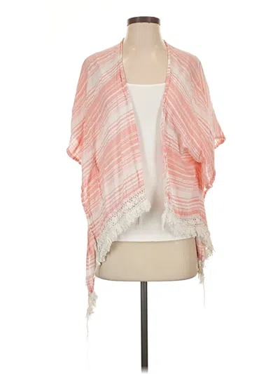 Pre-owned Hollister Kimono In Pink