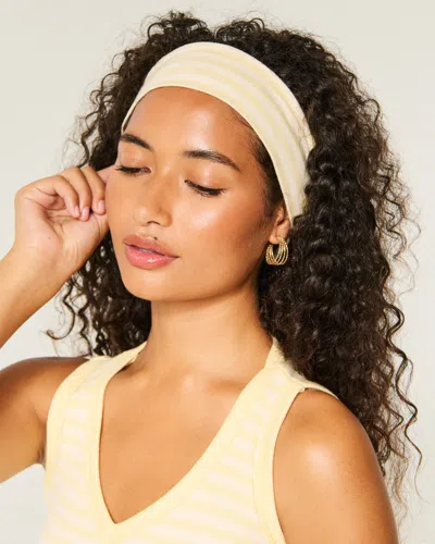 Hollister Knit Headband In Lemonade