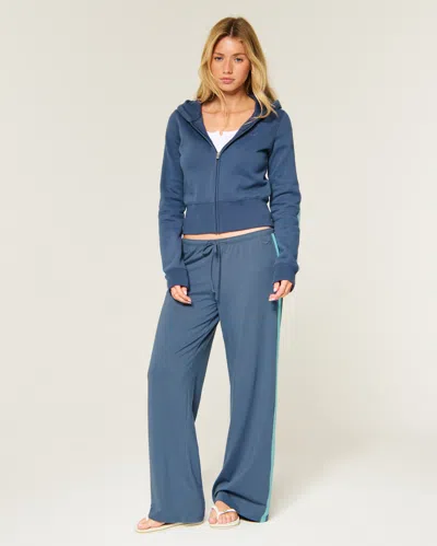 Hollister Knit Pull-on Track Pants In Blue