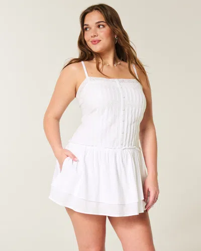 Hollister Lace Trim Mini Dress