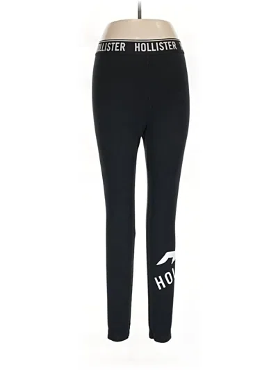 Pre-owned Hollister Leggings In Black