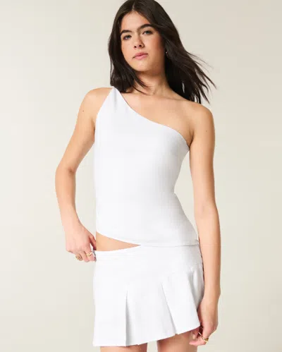 Hollister Linen-blend One-shoulder Top