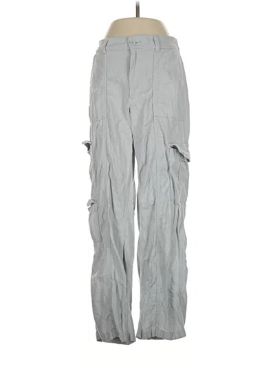 Pre-owned Hollister Linen Pants In Gray