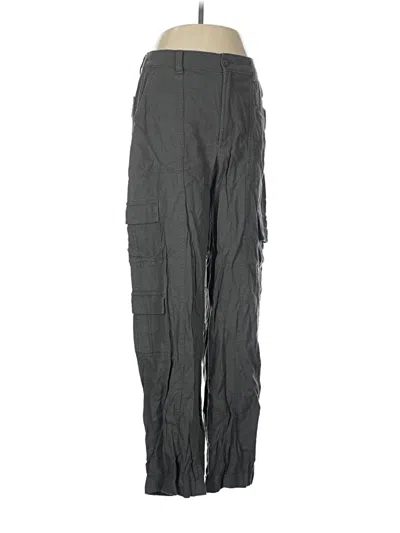 Pre-owned Hollister Linen Pants In Gray