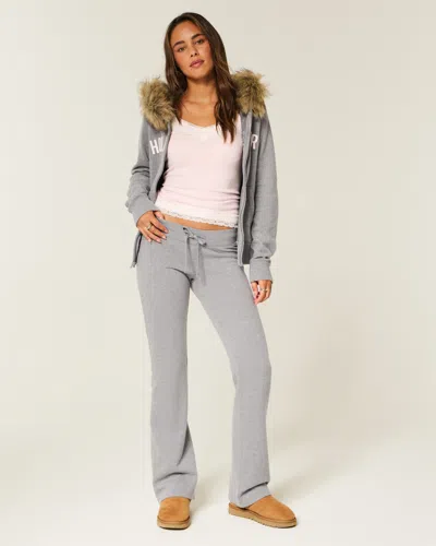 Hollister Logo Graphic Boot Sweatpants