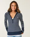 Hollister Long-sleeve Hooded Henley In Multi