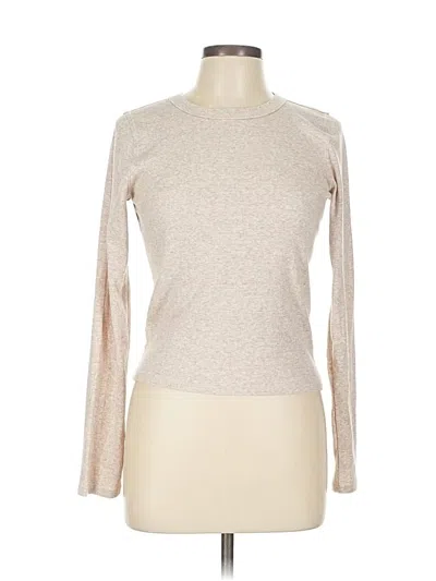 Pre-owned Hollister Long Sleeve T-shirt In Brown