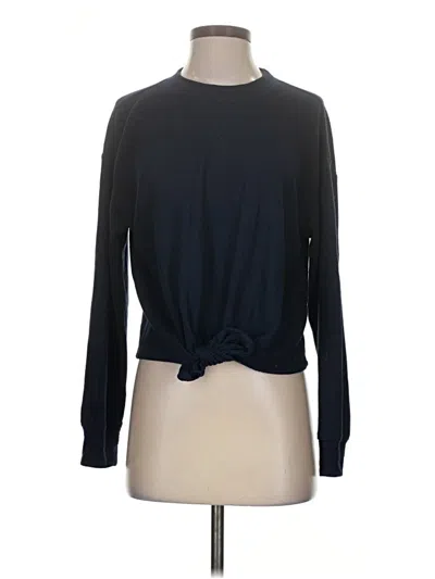 Pre-owned Hollister Long Sleeve T-shirt In Black
