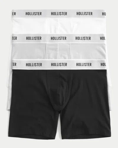 Hollister Longer-length Boxer Briefs 3-pack In Multi