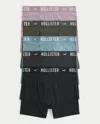 Hollister Longer-length Fly Front Boxer Brief 5-pack In Multi