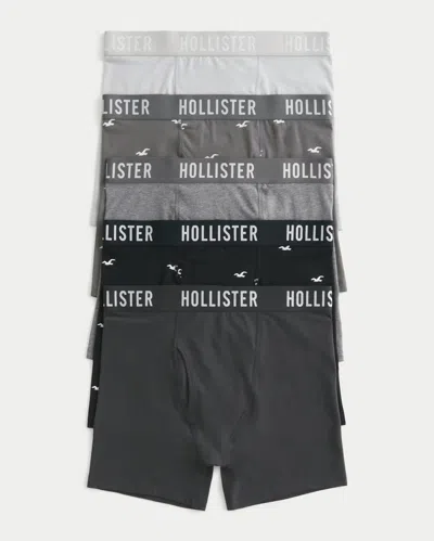 Hollister Longer-length Fly-front Boxer Brief 5-pack In Multi
