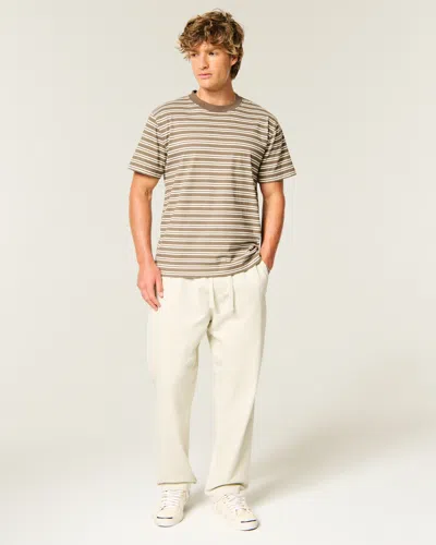 Hollister Loose Pull-on Pants In Neutral