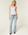 Hollister Low-rise Bootcut Jeans In Multi