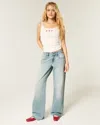 Hollister Low-rise Light Wash Baggy Jeans