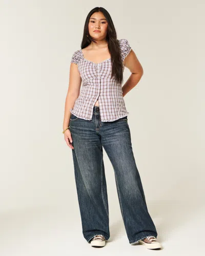 Hollister Low-rise Y2k Dark Wash Baggy Jeans