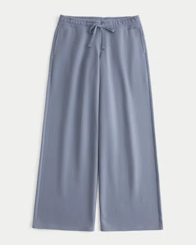 Hollister Low-rise Baggy Sweatpants In Blue