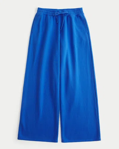 Hollister Low-rise Baggy Sweatpants In Blue