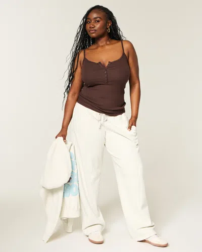 Hollister Low-rise Baggy Sweatpants In White