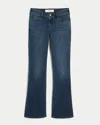Hollister Low-rise Bootcut Jeans In Dark