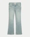 Hollister Low-rise Distressed Bootcut Jeans In Light