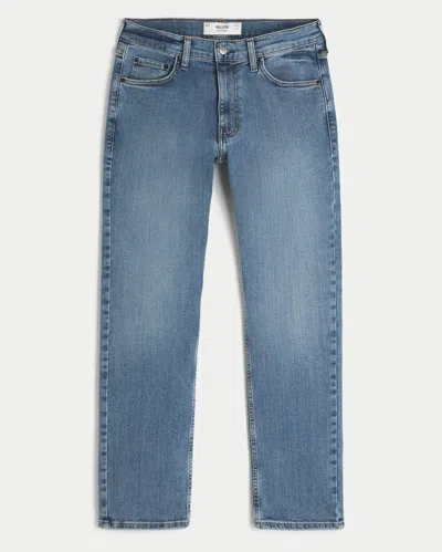Hollister Medium Wash Slim Straight Jeans
