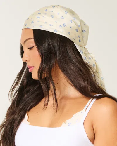 Hollister Multi-wear Satin Scarf In Neutral