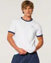 Hollister Must-have Cotton Icon Ringer Tee In White
