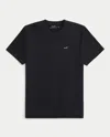 Hollister Must-have Cotton Icon Tee In Black