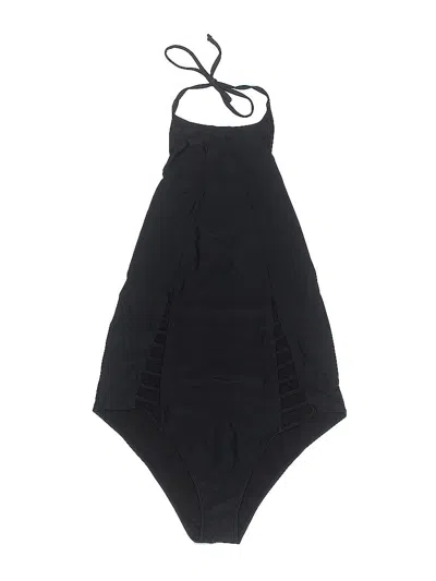 Pre-owned Hollister One Piece Swimsuit In Black
