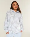 Hollister Oversized Camo Hoodie In Gray