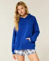 Hollister Oversized Class Of '26 Graphic Hoodie In Blue