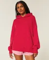Hollister Oversized Hoodie In Pink