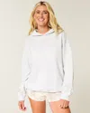 Hollister Oversized Hoodie In White