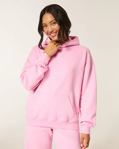 Hollister Oversized Hoodie In Pink