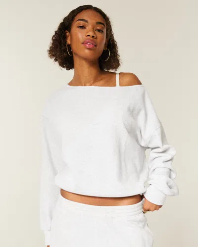 Hollister Oversized Off-the-shoulder Sweatshirt
